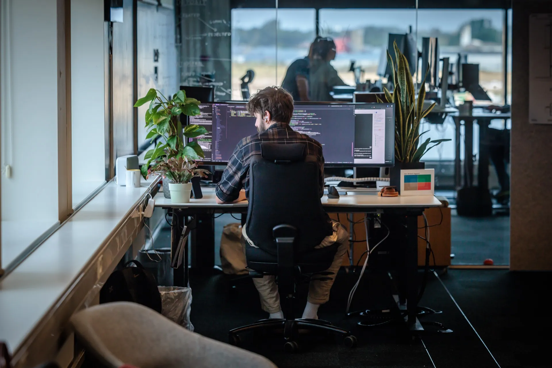 A developer at work, Aalborg