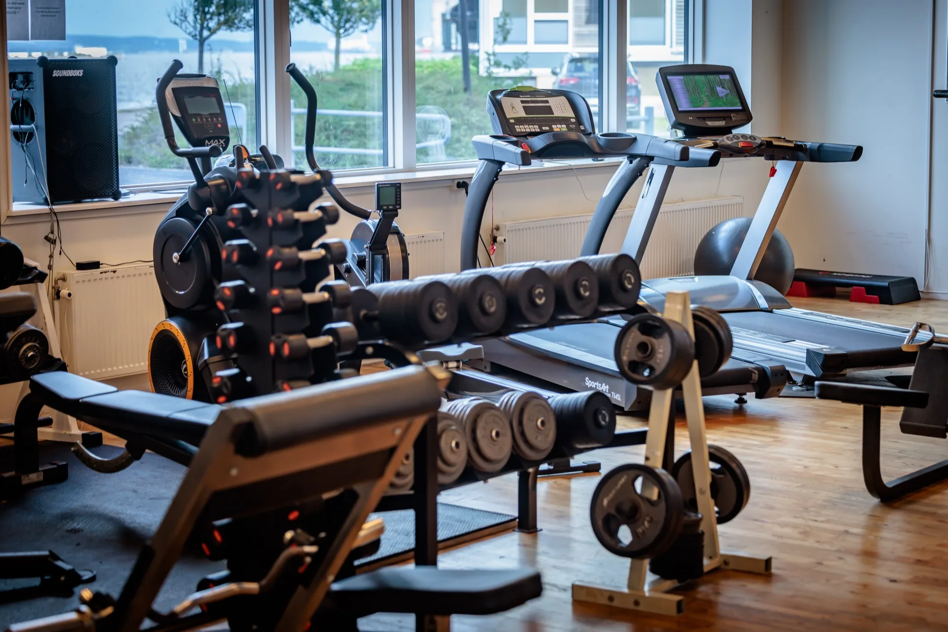 Iron on site: our own gym
